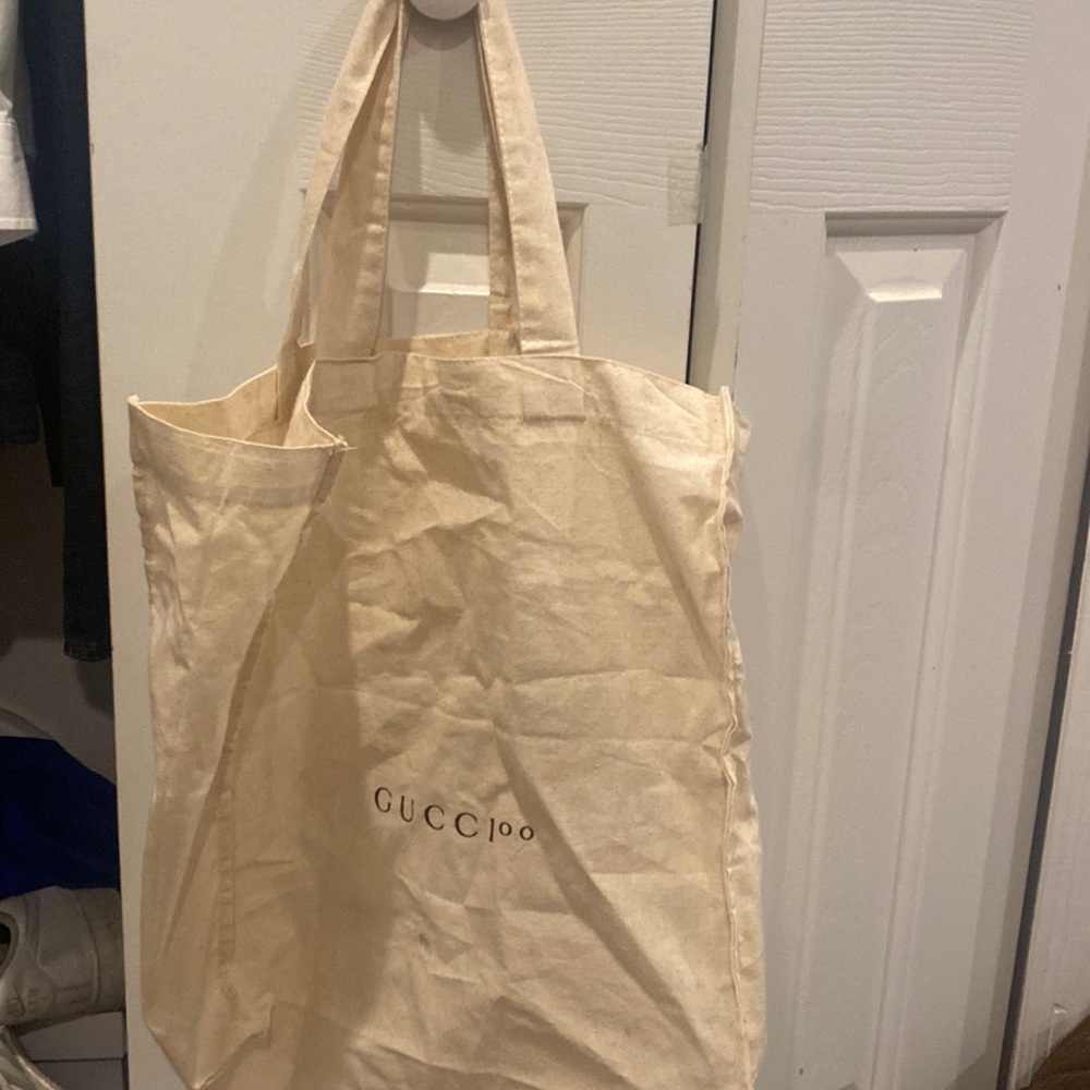 GUCCI CANVAS TOTE